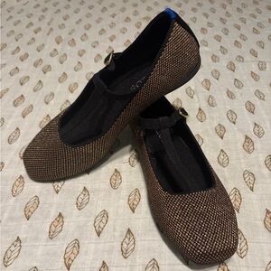 Rothy's The T-Strap Mary Jane Bronzite